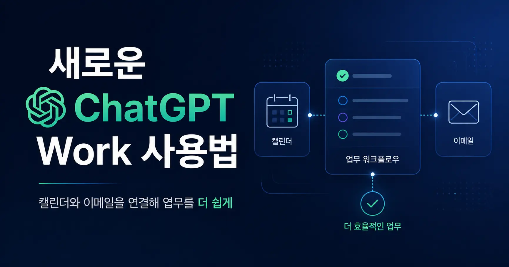 ChatGPT work 사용법