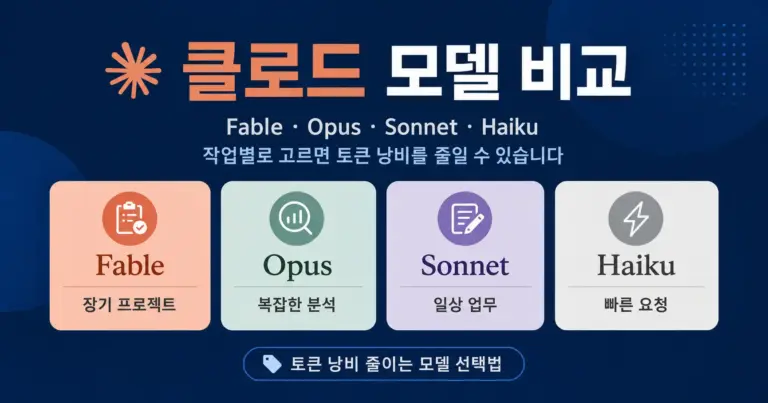 클로드 모델 비교