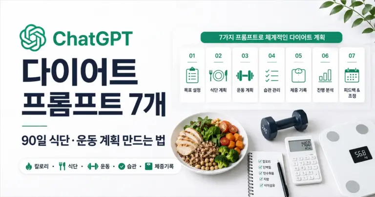 ChatGPT 다이어트 프롬프트