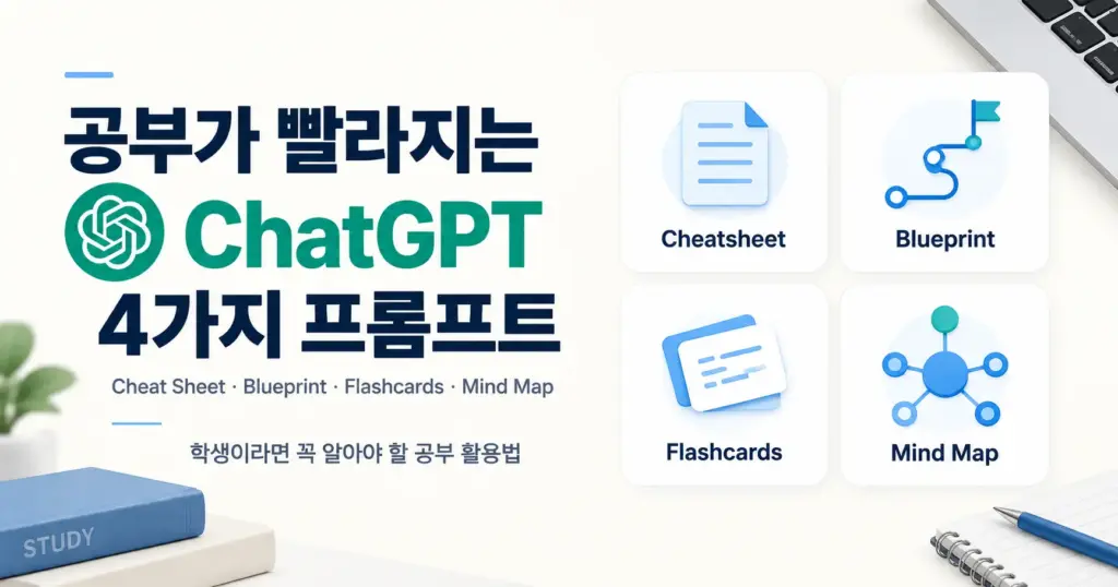 ChatGPT 공부법, 학생이라면 꼭 알아야 할 4가지 프롬프트