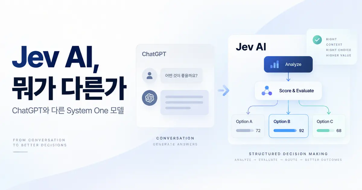 Jev AI 뭐가 다른가